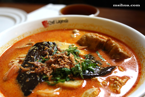 laksa soup. The Chicken Curry Laksa (Mixed