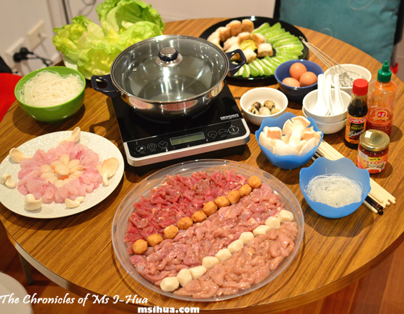 Steamboat Hot Pot With A Portable Induction Cooker Recipe