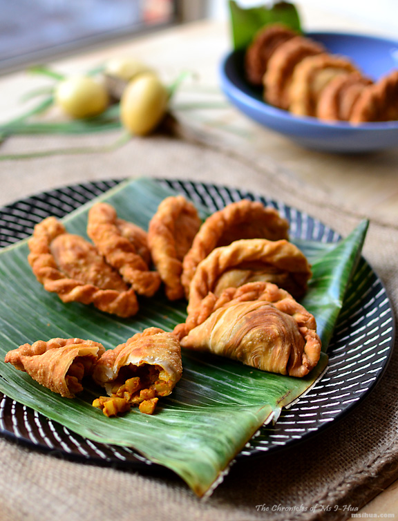 Spiral Curry Puffs 🐚 #karipap #karipappusing #spiralcurrypuff#currypu