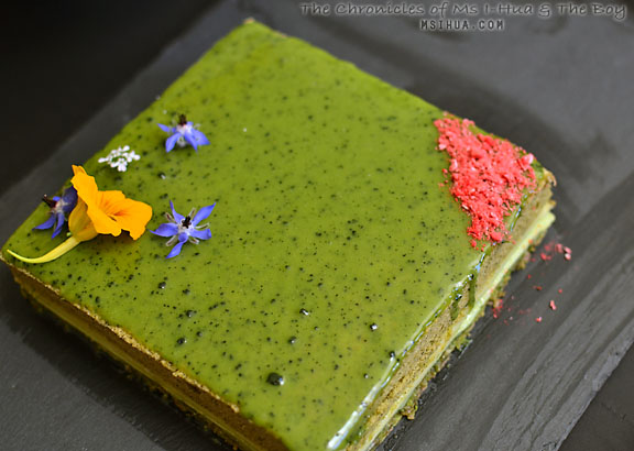 Matcha Opera Gateau Green Tea Layer Cake Recipe Ms I Hua The Boy