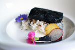 ‘Charcoal’ – Beef Eye Fillet & Lamb Backstrap in Squid Ink Recipe