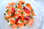 Cured Ocean Trout Carpaccio, Beetroot & Fennel Recipe with Global Cooks Knife