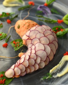 Retro Party Recipe: Twin Koi Fish Shaped Salmon Rillettes | Ms I-Hua ...