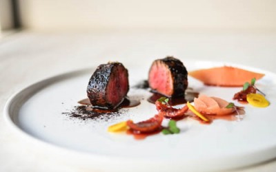 Playground: Roasted 30 Day Aged Angus Eye Fillet, Quandong & Quince