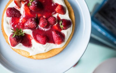 Victoria Sponge Cake & Homemade Strawberry Jam Recipe