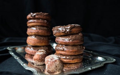 Nutella and Peanut Butter Yeast Doughnuts Recipe